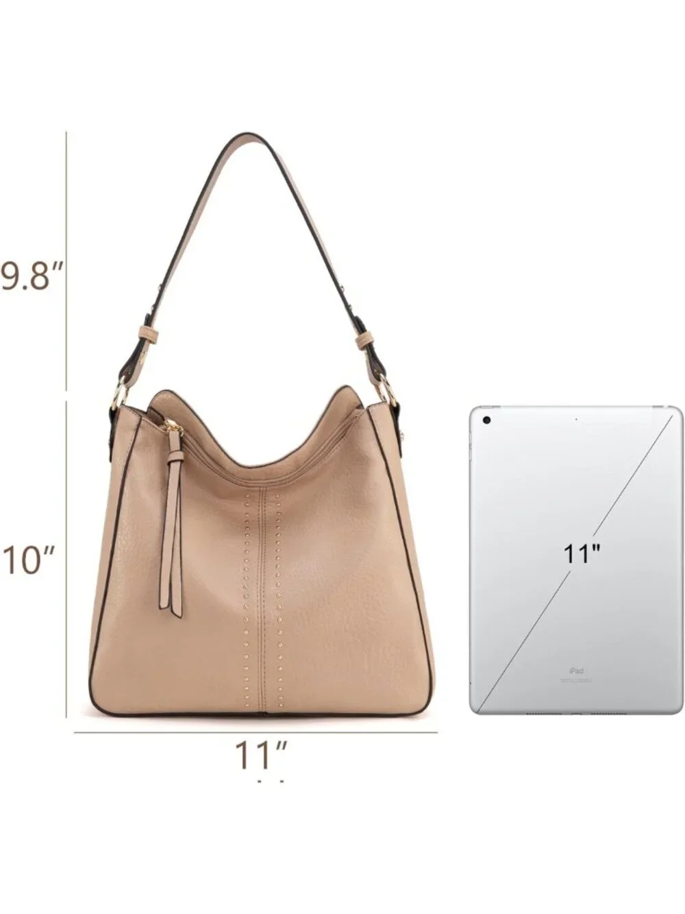 Stylish Hobo Bag for Women | Top Handle Satchel Shoulder Purse & Bucket Handbag